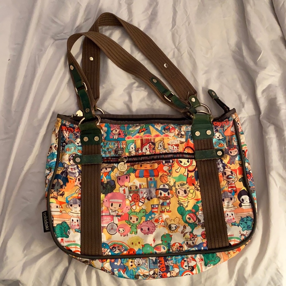 - Tokidoki Carnival Print Shoulder Bag